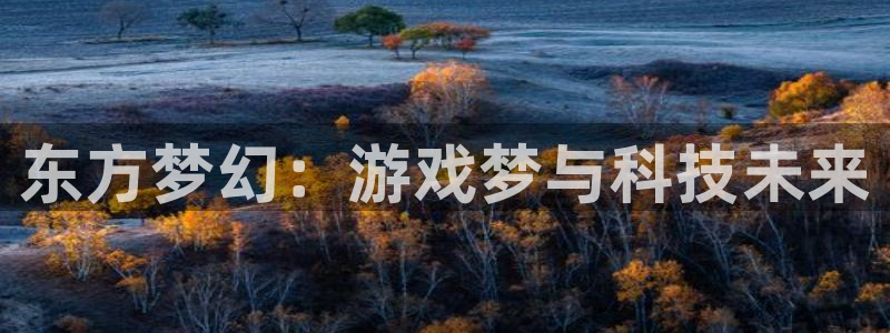 庄闲有什么公式不输：东方梦幻：游戏梦与科技未来